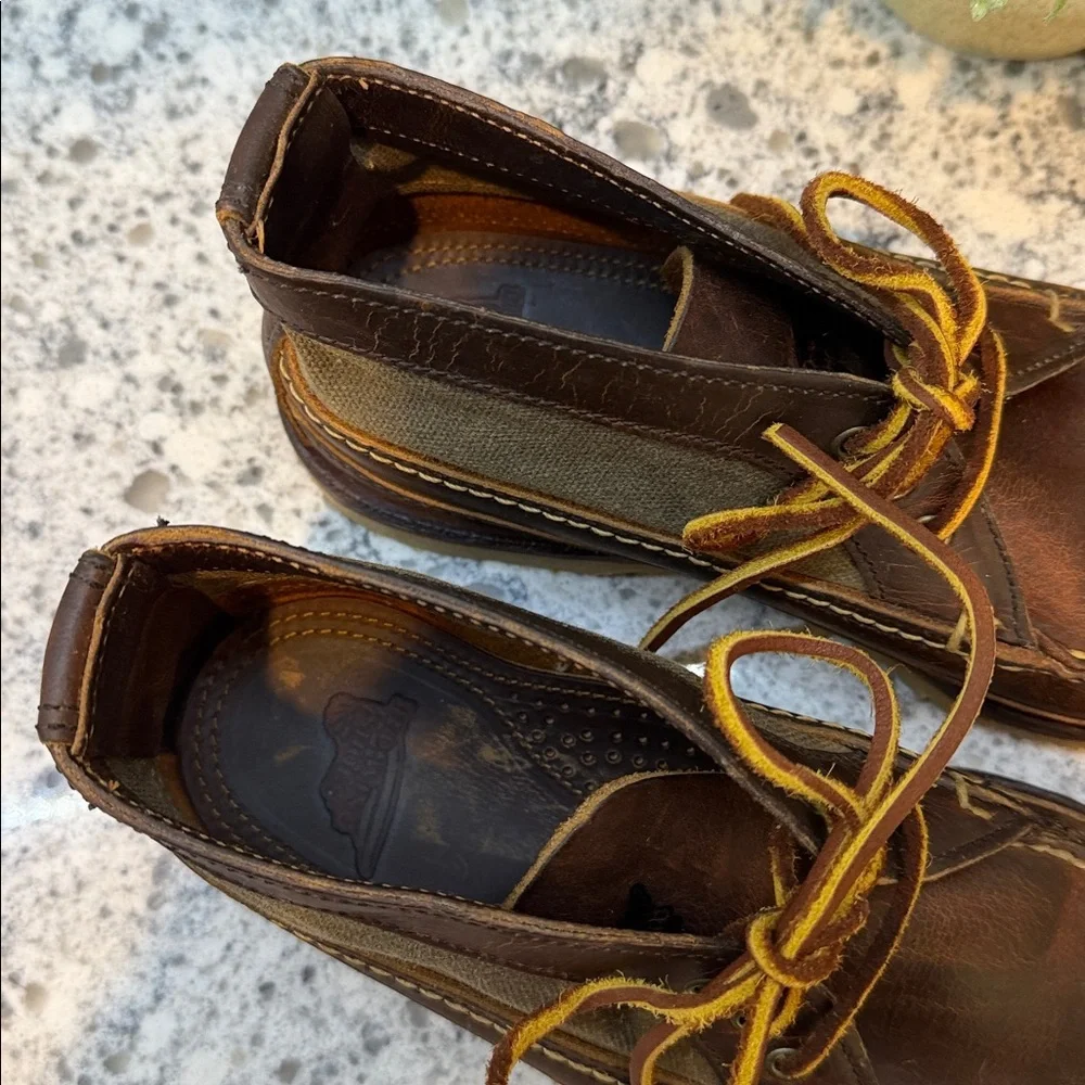 Red Wing Wabasha Chukka Boots Brown Men’s 6 Moc Toe Shoes 9185